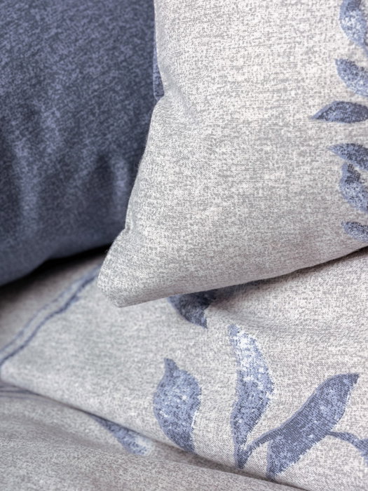L'essentiel linge de maison Nitsa - Azul oscuro y blanco L'essentiel linge de maison Nitsa - Azul oscuro y blanco